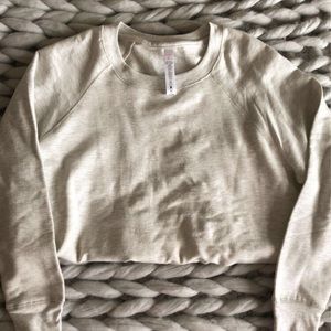 light grey oversized sweater